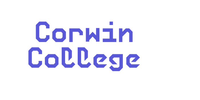 Corwin College Font