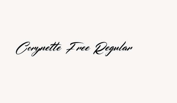 Corynette Free Regular Font