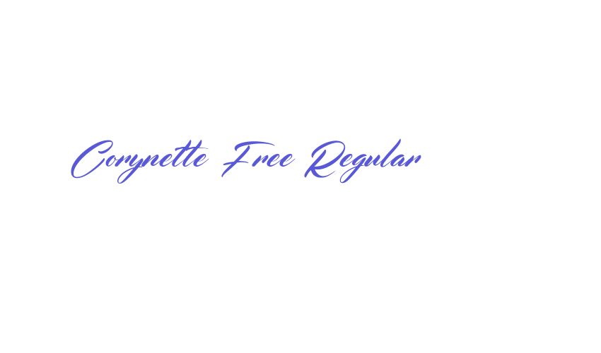 Corynette Free Regular Font