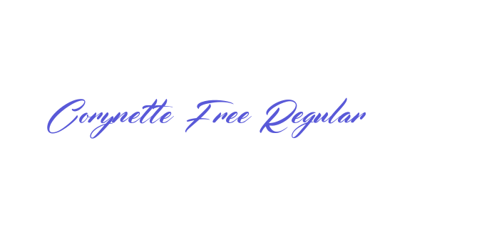 Corynette Free Regular Font Download