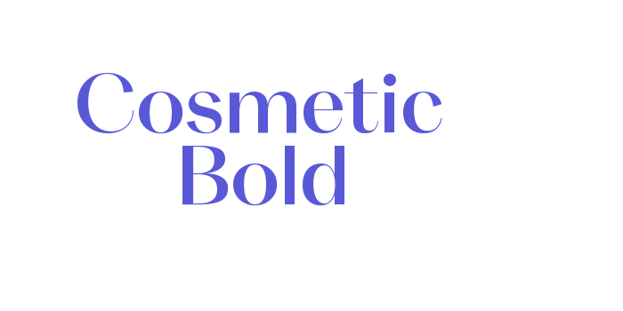 Cosmetic Bold Font Download