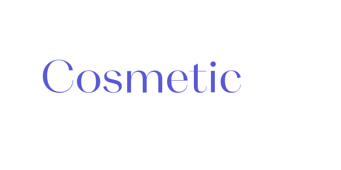 Cosmetic Font Download