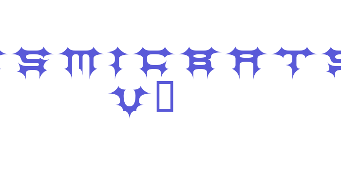 CosmicBats V1 Font Download