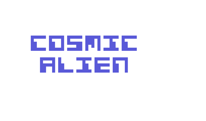 Cosmic Alien Font Download