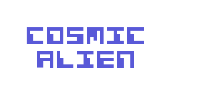 Cosmic Alien Font Download