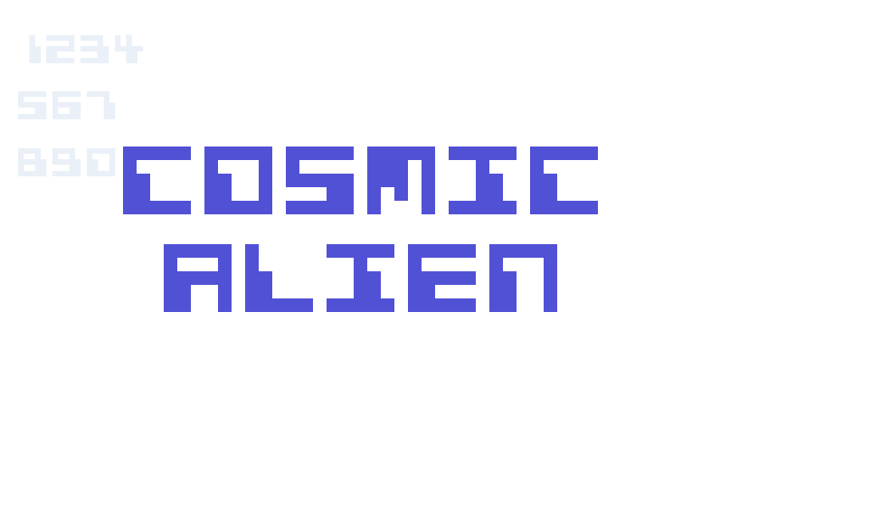 Cosmic Alien-font-download