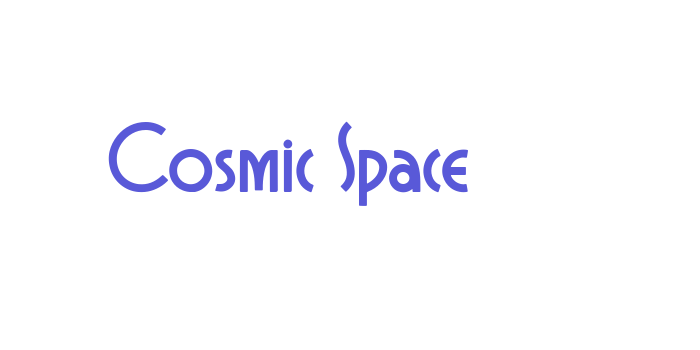 Cosmic Space Font