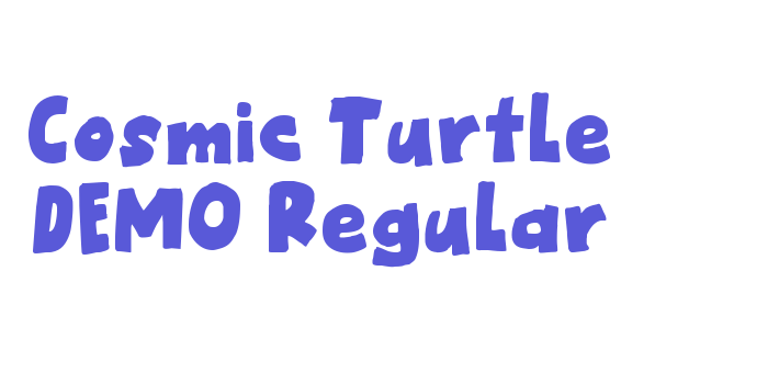 Cosmic Turtle DEMO Regular Font Download