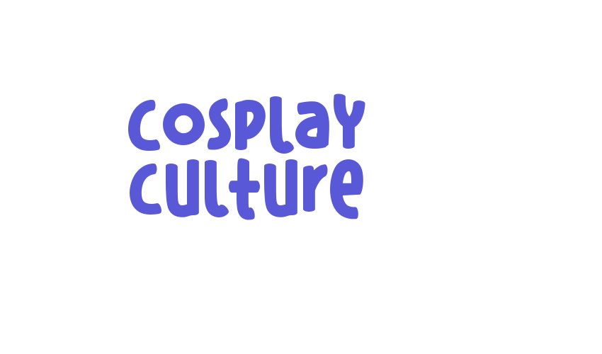 Cosplay Culture Font