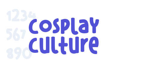 Cosplay Culture-font-download