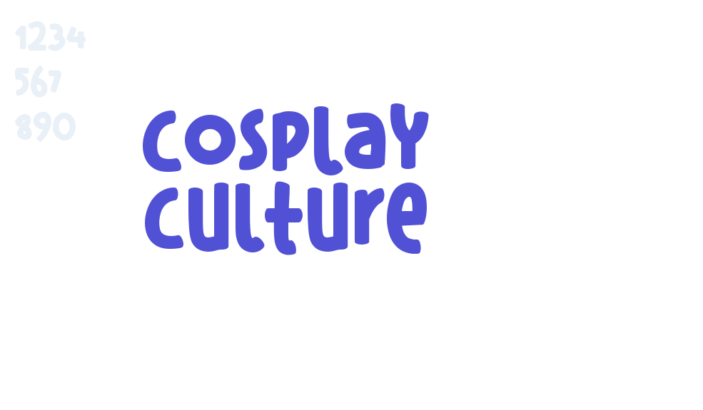 Cosplay Culture-font-download