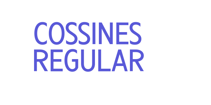 Cossines Regular Font