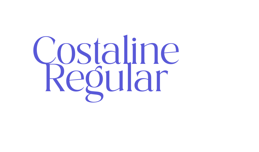 Costaline Regular Font Download