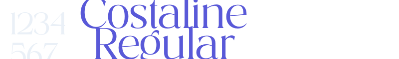 Costaline Regular font