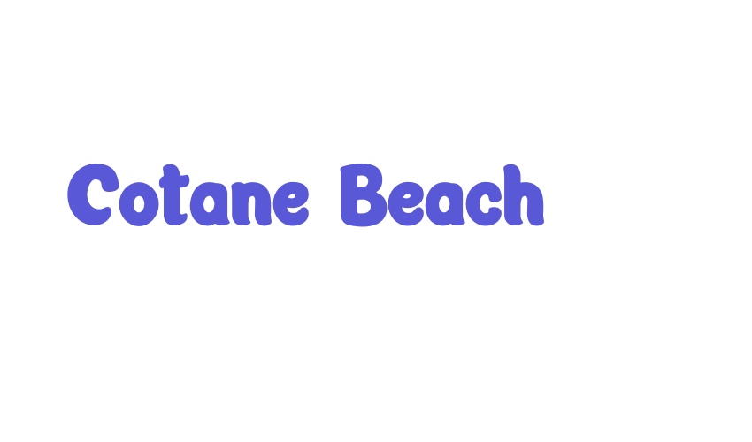 Cotane Beach Font Download