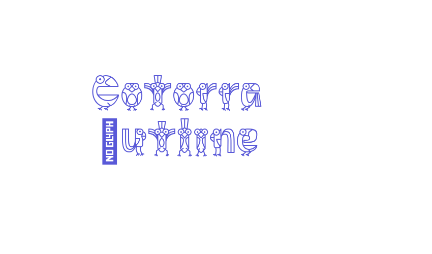 Cotorra Outline Font Download