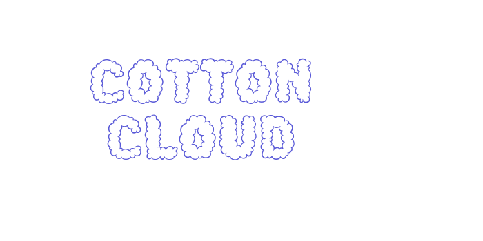 Cotton Cloud Font Download