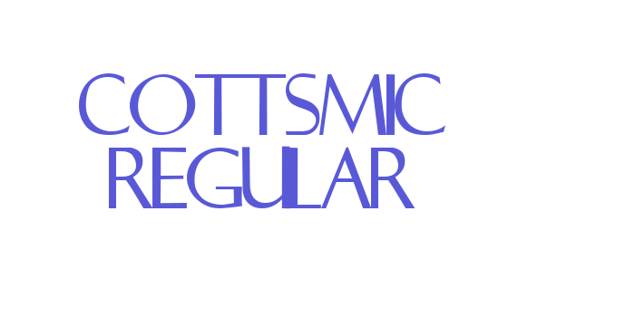 Cottsmic Regular Font Download