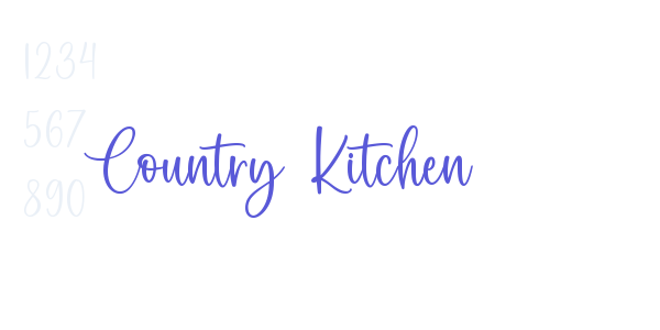 Country Kitchen font free