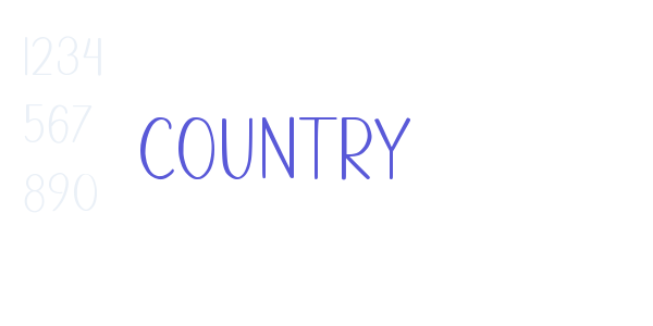 Country font free