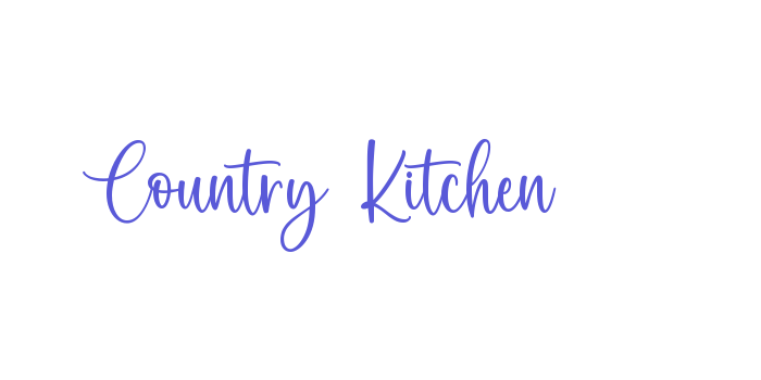 Country Kitchen Font