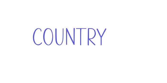 Country Font