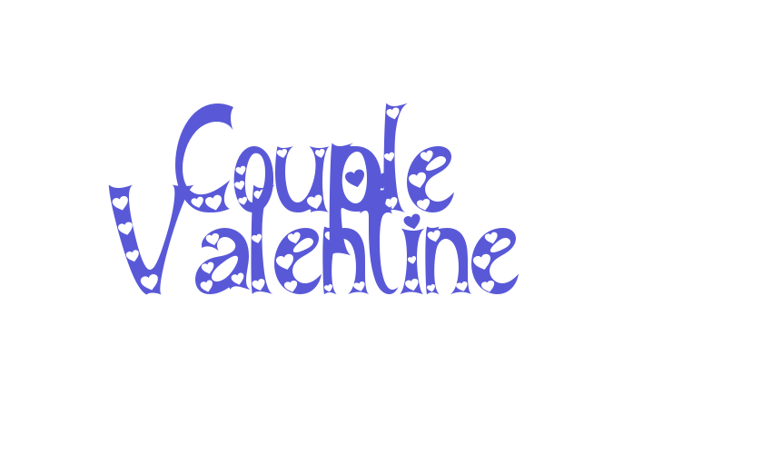 Couple Valentine Font Download