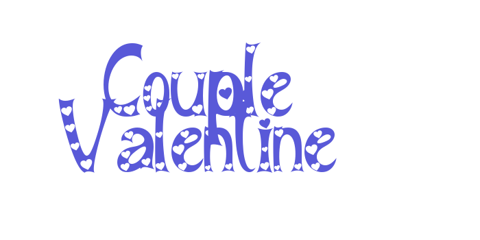 Couple Valentine Font Download