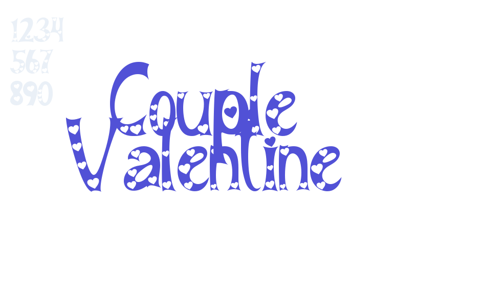 Couple Valentine-font-download