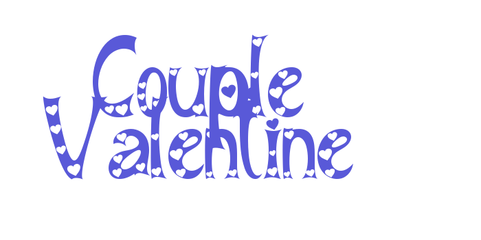 Couple Valentine Font