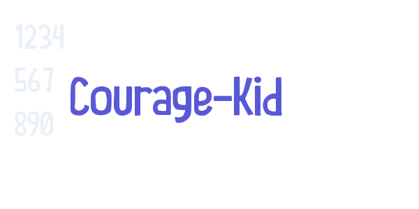 Courage-Kid font free