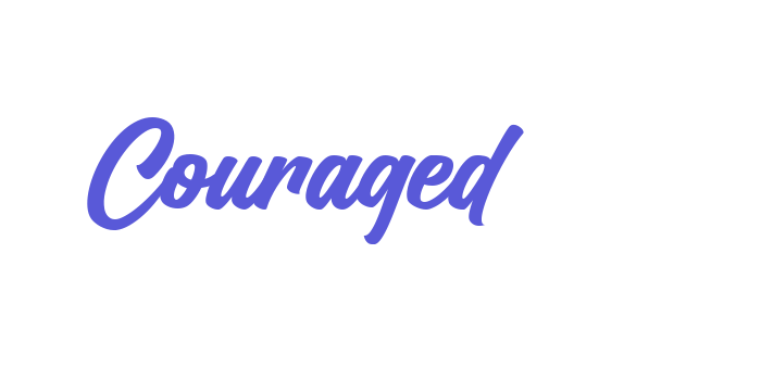 Couraged Font