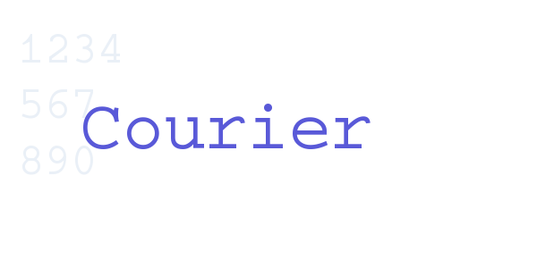 Courier font free