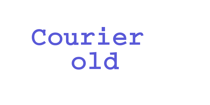 Courier Bold Font Download