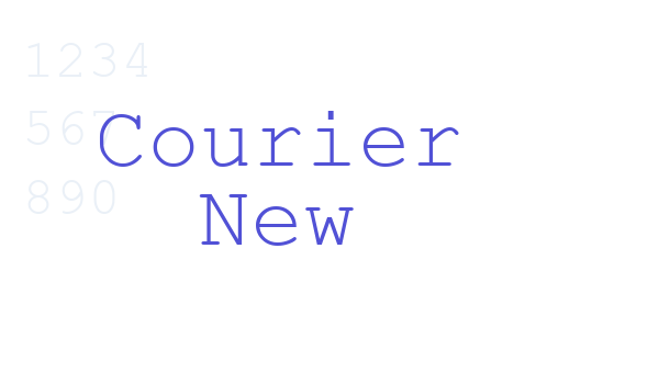 Courier New font download