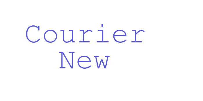 Courier New Font