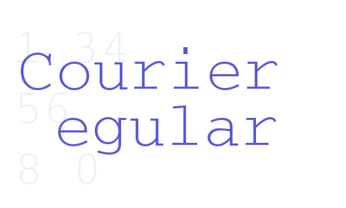 Courier Regular Font Download