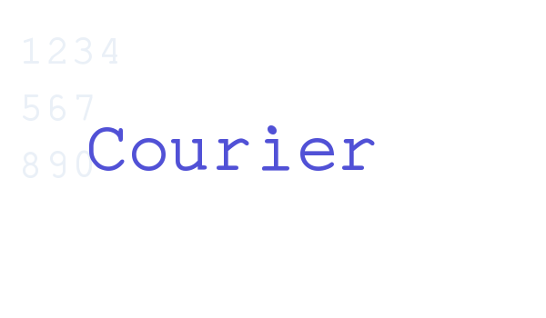 Courier font download