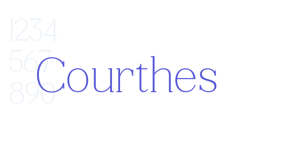 Courthes font free