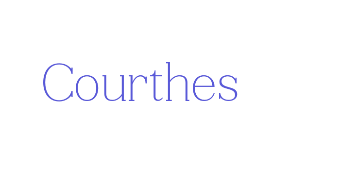 Courthes Font Download