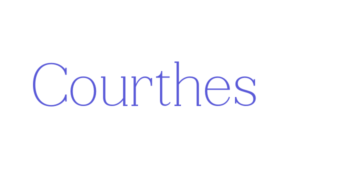 Courthes Font