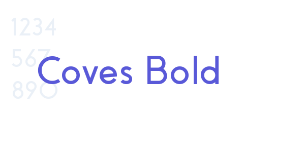 Coves Bold font free