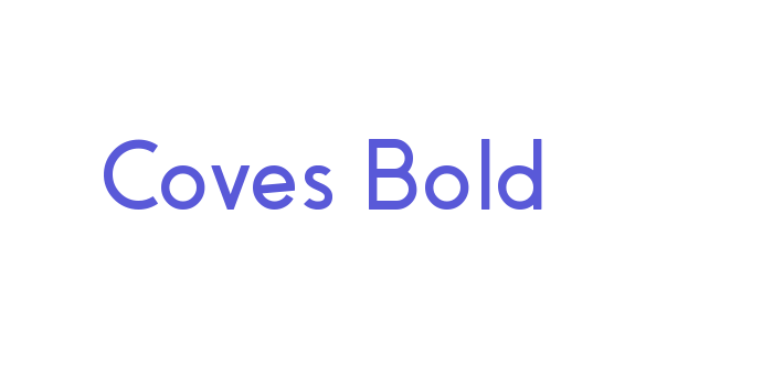 Coves Bold Font Download