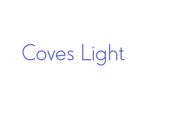 Coves Light Font