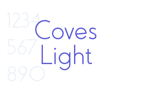 Coves Light Font Download