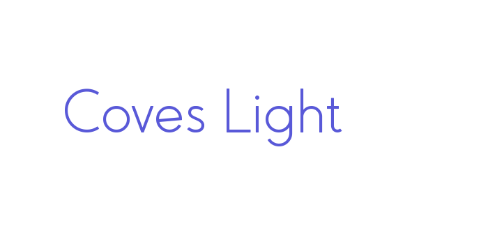 Coves Light Font Download