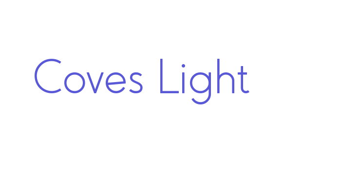 Coves Light Font