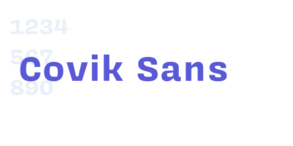 Covik Sans font free