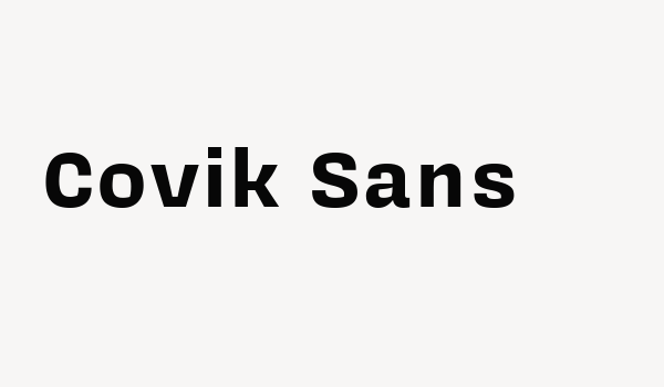 Covik Sans Font