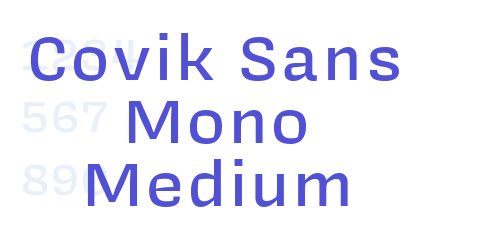Covik Sans Mono Medium-font-download